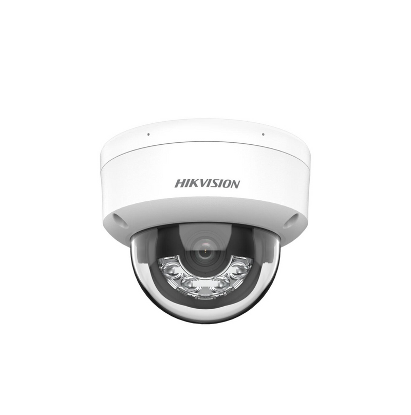 Cámara de seguridad IP minidomo de 4MP ColorVu Smart Hybrid Marca: Hikvision