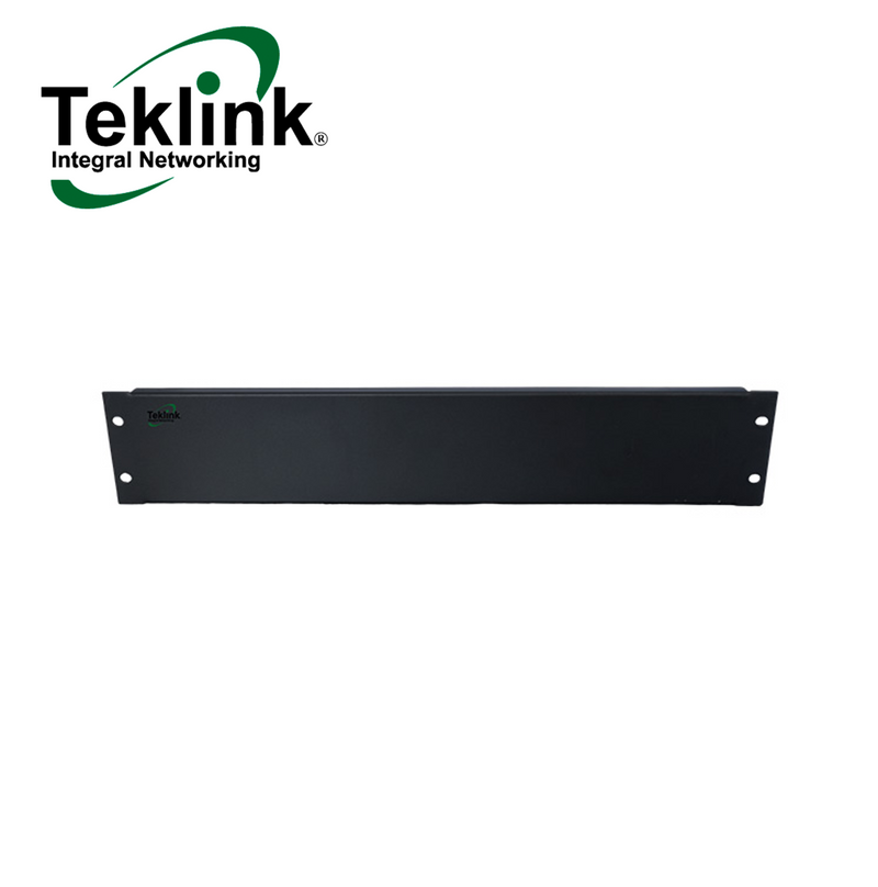 Tapa ciega para rack y gabinete 19” ancho 2U color negro MTL-TC-JMB02 Marca: Teklink