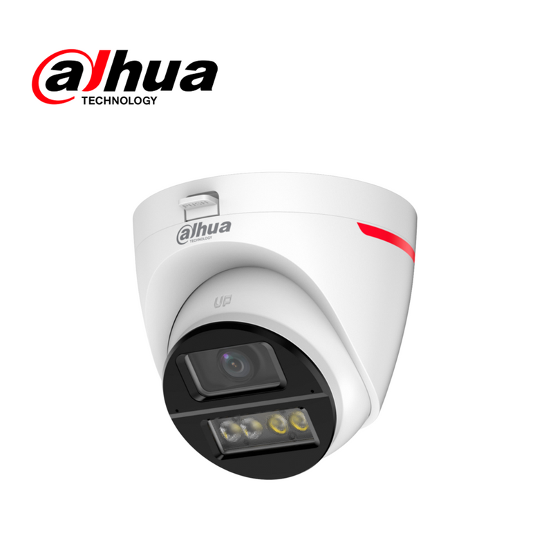 Eyeball, HD 5MP, lente fijo 2.8mm WizColor 50m, micrófono incorporado, IP67 HACHDW1549XNILAPRO Marca: Dahua