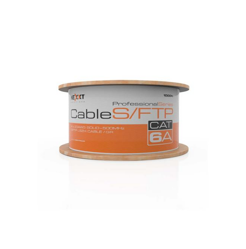 Cable en bobina CAT6A S/FTP calibre 23AWG NAB-UTP6ABL Marca: Nexxt