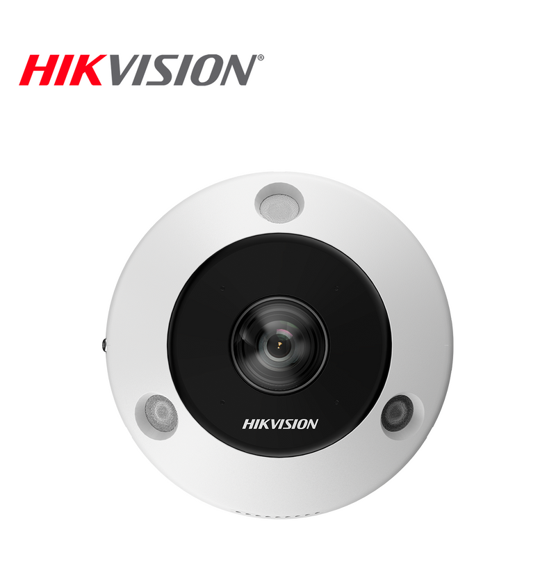 Camara IP fisheye 12MP Lente focal fija, 1,29 mm DS-2CD63C5G1-IVS(1.29mm) Marca: Hikvision
