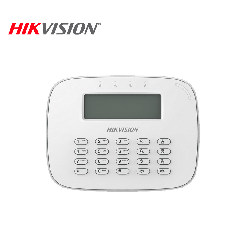 Teclado LCD alámbrico para alarmas Marca: Hikvision
