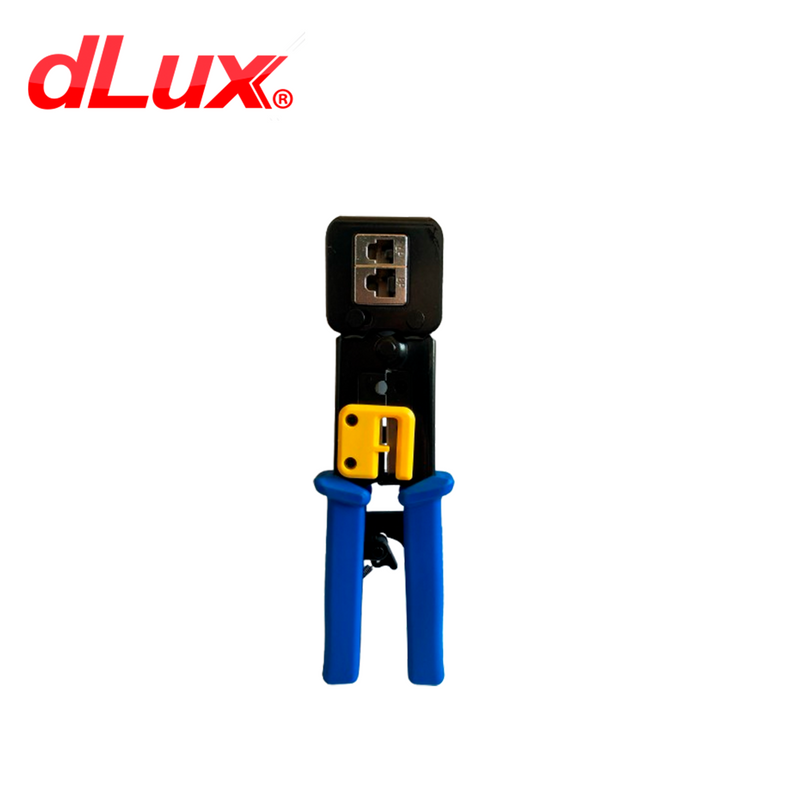 Ponchadora para RJ45 CAT5 y CAT6 PASS THROUGH. SAP010 Marca: Dlux