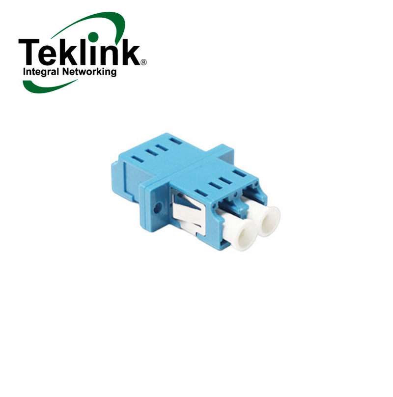 Adaptador Fibra LC/UPC SM Duplex color azul Marca: Teklink
