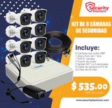 Kit de 8 cámaras de seguridad KCS02 HiLook