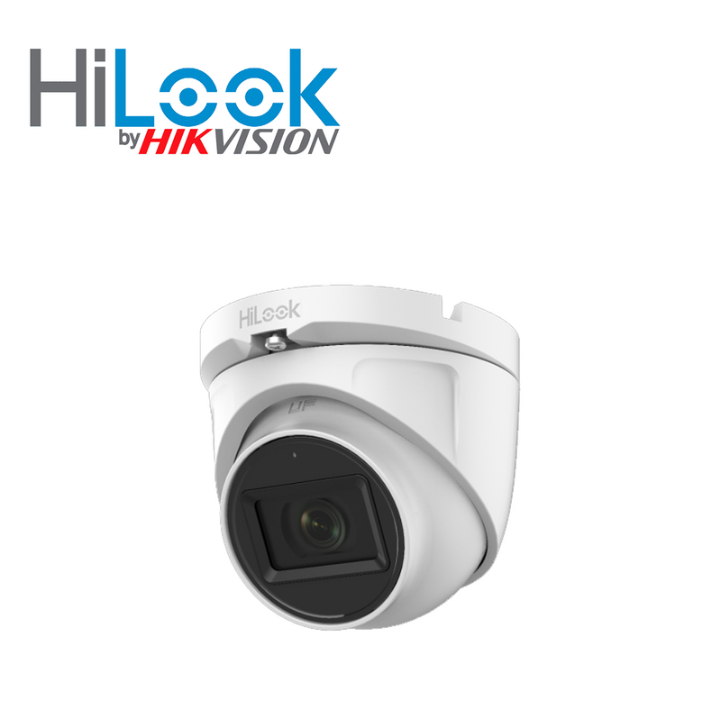 Cámara de seguridad analóga minidomo Turret de 2MP Marca: Hilook By Hikvision