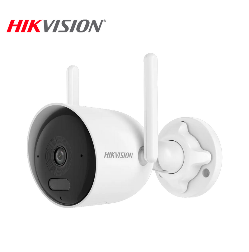Camara Bala IP 2 MP Wi-Fi 6 con Detección de Personas/Vehículos y Audio – IP66 DS-2CFW02 Marca: Hikvision