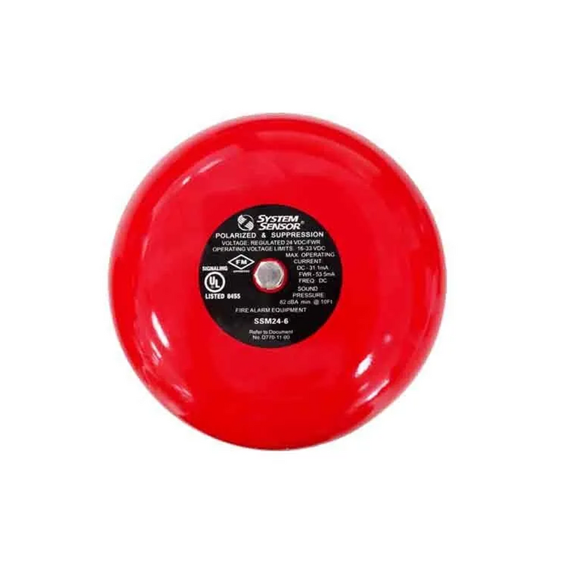 Campana 24VDC 6″ System sensor SSM246 Marca: System Sensor
