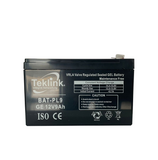 Batería de 12 voltios 9 amperios PL9 Marca: Teklink