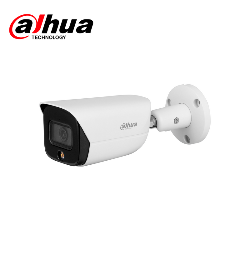 Camara IP Bullet 4MP Full-Color WizSense 2.8mm Alarm IP67 SMD+ SD Mic/Audio IPC-HFW3449EN-AS-LED Marca: Dahua