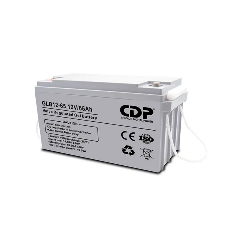 Batería de 12 voltios 65AH para alarmas PL65 Marca: CDP By Teklink