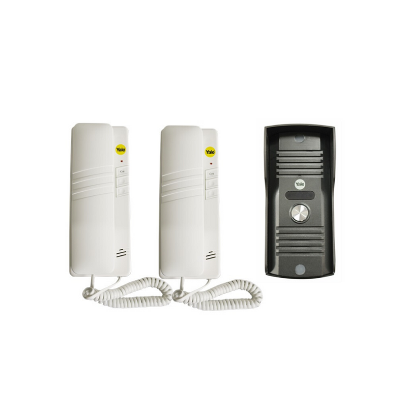 Kit intercomunicador 1 frente  de calle + 3 auriculares (7120)  Marca: Yale