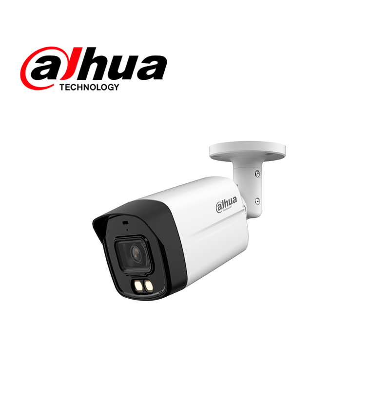 Cámara de seguridad análoga de 5MP con micrófono incorporado lente 2.8mm Marca Dahua