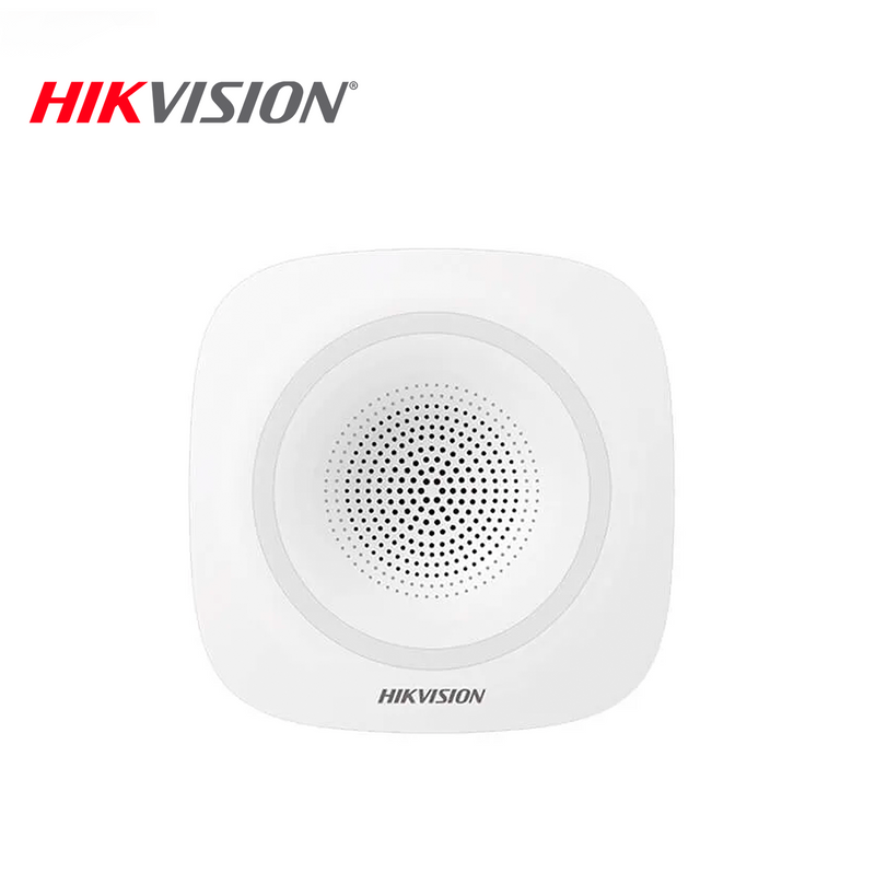 Sirena inalámbrica de 110dB para interiores compatible con alarma AXHub DSPSGWI433 Marca: Hikvision