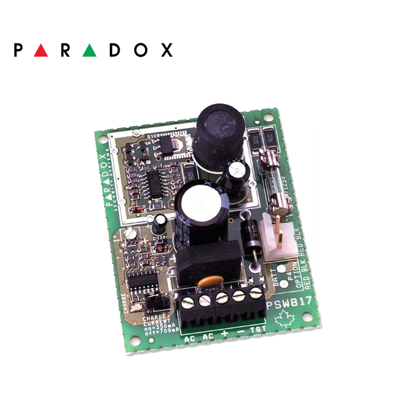 Fuente de alimentación alarma 1.7A PS817 Marca: Paradox