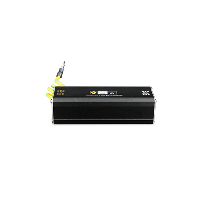 Protector voltaje gigabit PoE surge protector level 3 stage RJ45 Marca: Lantek