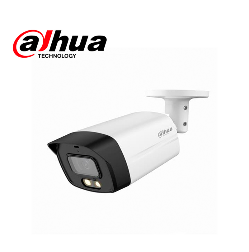Cámara de seguridad bullet análoga de 5MP Full Color Multiformato con micrófono incorporado Marca: Dahua