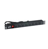 Regleta para Rack PDU horizontal 19" MTL-REG008-BK Marca: Teklink