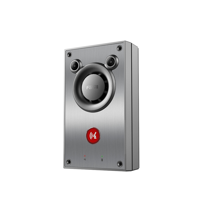 Intercomunicador IP 10W 2 relevadores botón de llamada IP66 SIP cIK10 POE A12 Marca: Fanvil