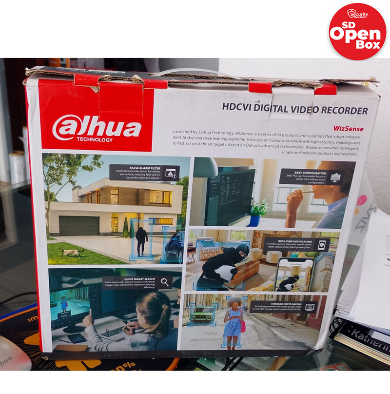 (Caja abierta) Videograbador de 4 canales Penta-hibrido WIZSENSE 5M-N/1080P 1U XVR5104HS-I2-LIQ Marca: Dahua
