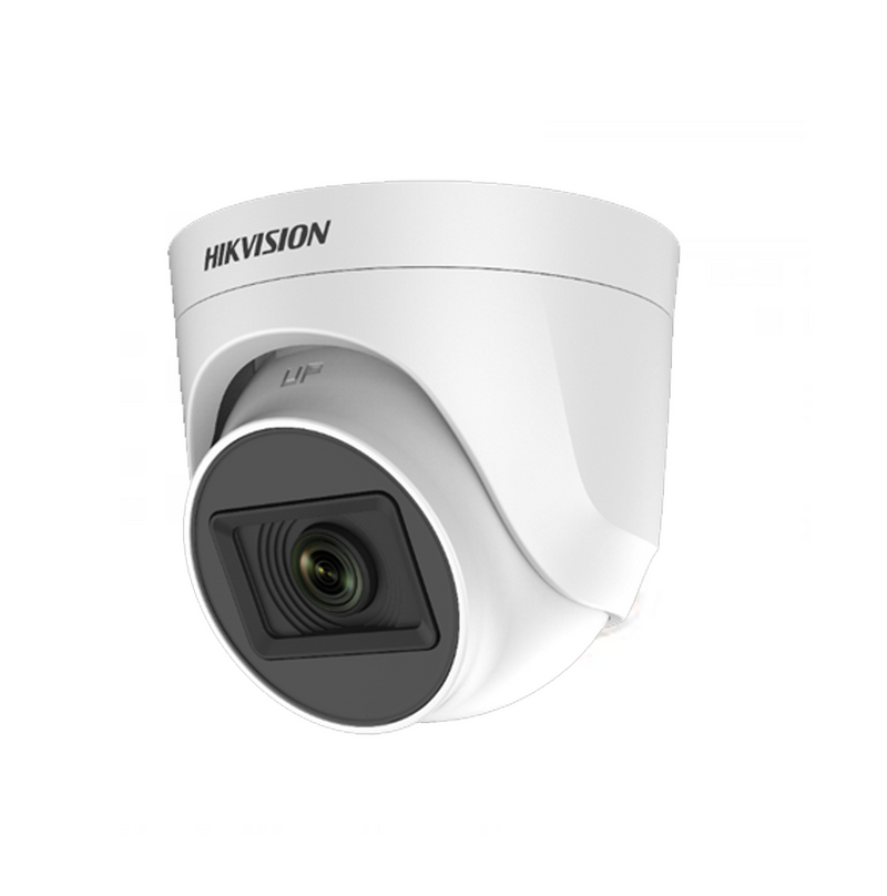 Cámara de seguridad análoga de 2MP plástico Domo Built-IN MICROPHONE DS-2CE76D0T-ITPFS Marca: Hikvision