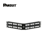 Patch panel modular de 48 puertos angulado CPPLA48WBLY Marca: Panduit