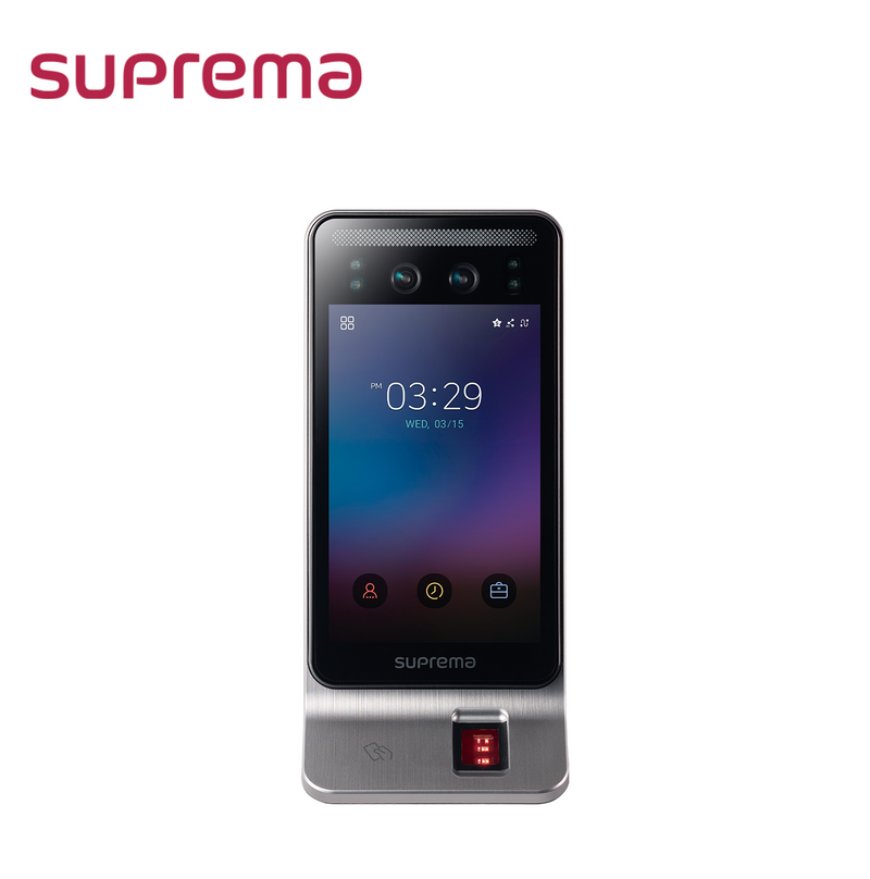 Lector Multi-tecnologia con detector de cubrebocas- Reconocimiento Facial, Huella, Tarjeta Móvil y lector de RFID FSF2ODB Marca: Suprema
