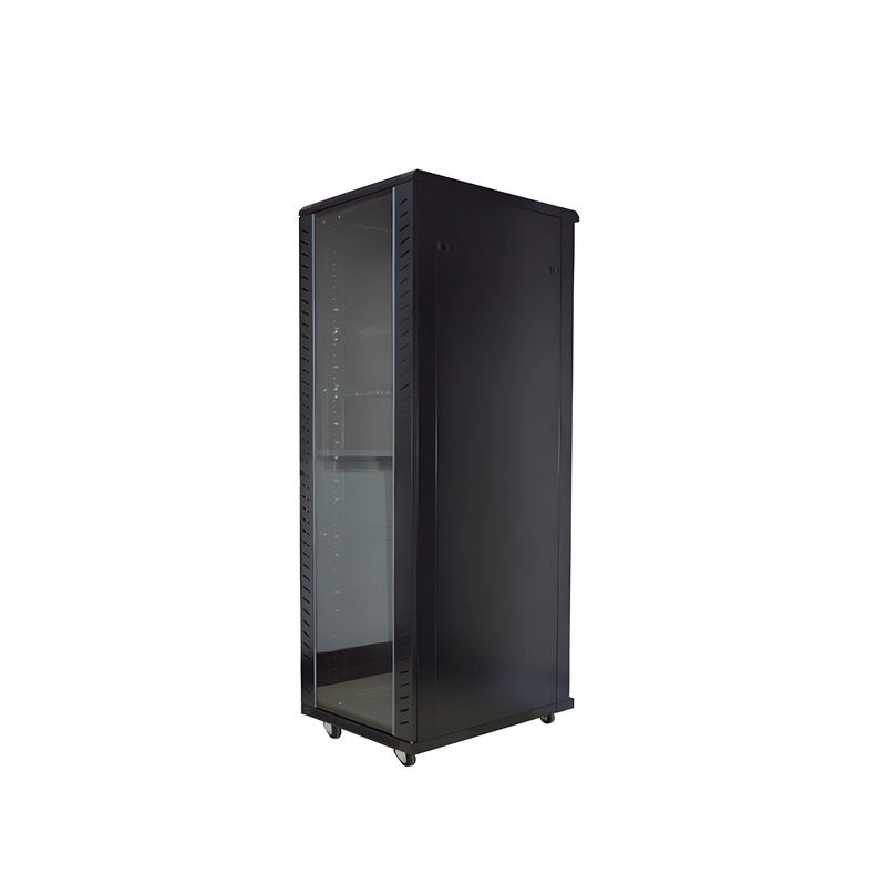 Gabinete 42U piso 600W*800D*2100H 4 abanicos desarmado Marca: Lantek