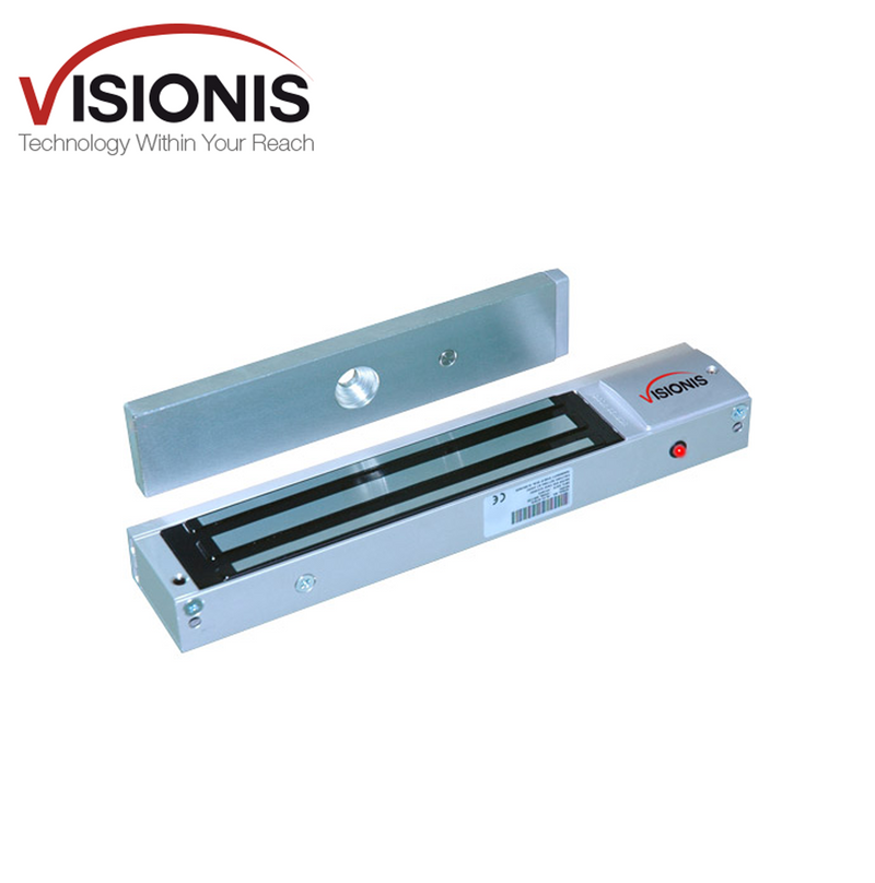 Cerradura electromagnética de 600LBS uso Interior con sensor LED VS-ML600LED Marca: Visionis