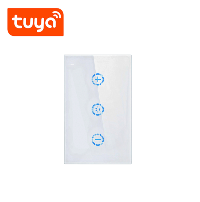 Apagador Inteligente WIFI Tecnología Tuya 3 Luces Con Dimmer 150W TK-DS-172 Marca: Tuya
