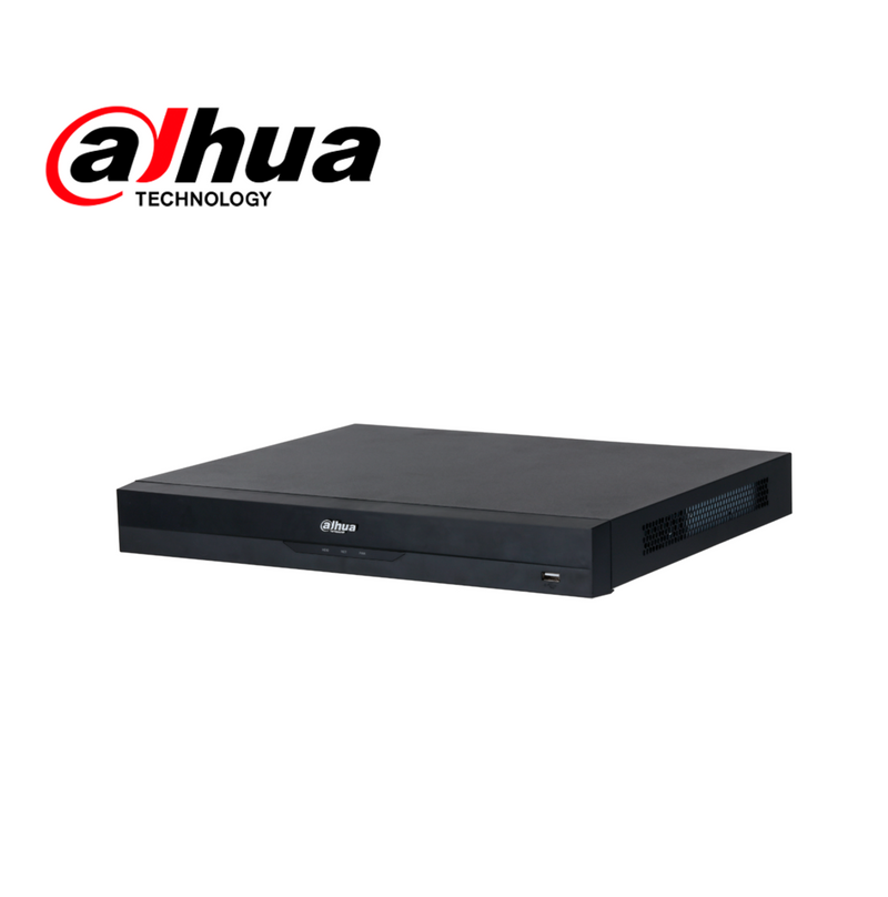 Videograbador IP POE de 16 canales 2 HDD 256 Mbps H.265 + WizSense Marca: Dahua