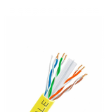 Cable UTP CAT6 para interior 23AWG de 360 metros 100% cobre color Amarillo UL & ETL Marca: Teklink
