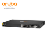 Switch Administrable CX 6100 de 24 Puertos Gigabit PoE+ con 4 Puertos SFP+ de 10G – 370W JL677A Marca: HPE Aruba
