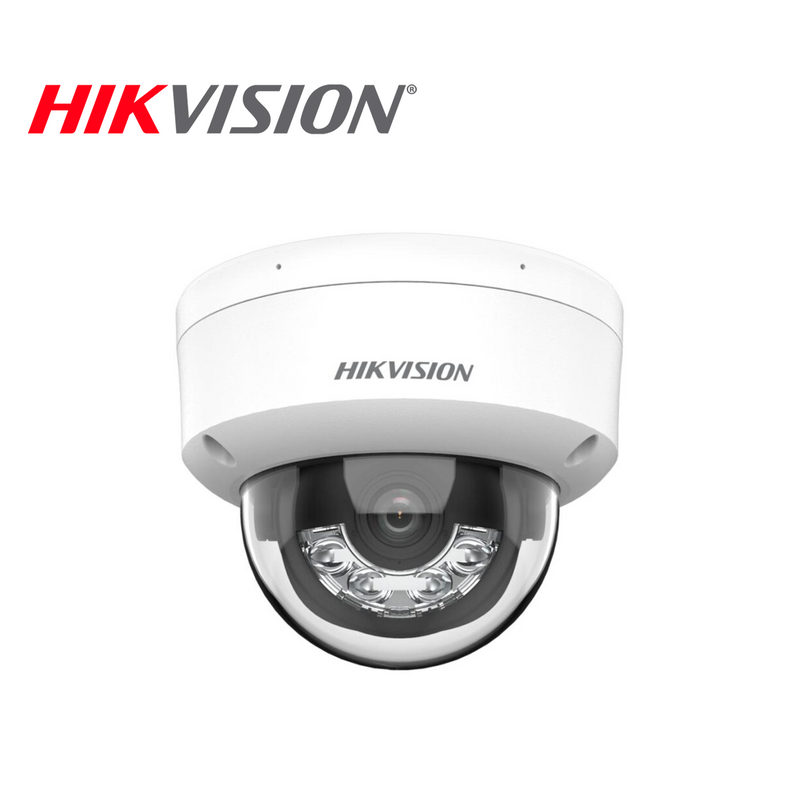 Cámara de seguridad IP minidomo de 4MP ColorVu Smart Hybrid Marca: Hikvision