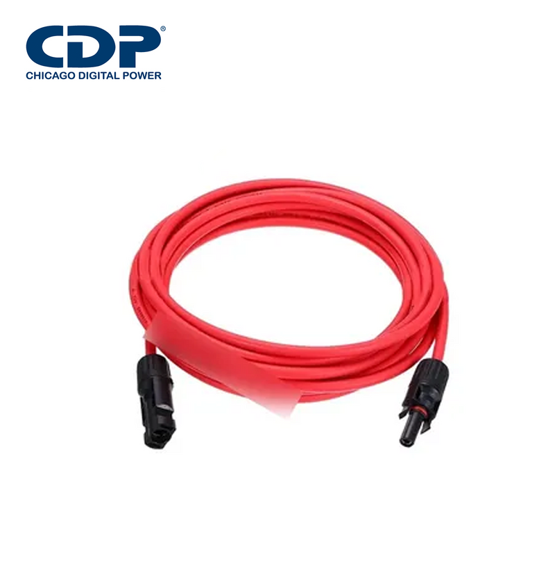 Conector MC4 para Cable Solar / 1500VDC / Conector DC / Color RojoSOLMC4-11R Marca: CDP