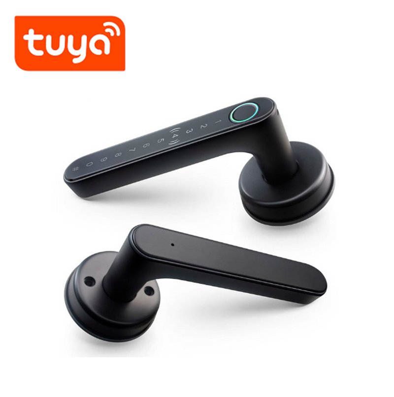 Llavin manija inteligente Bluetooth huella + código 1000 usuarios tecnología Tuya TK-T8-IC Marca: Tuya