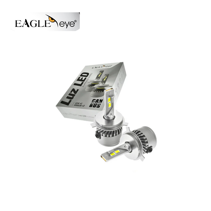 Kit de luz LED H7 Platinum blanco 5500LMS 55W X608 Marca: EAGLE EYE