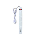 Regleta supresor de picos con 5 salidas universal 1250W RU-SS5 Marca: CDP