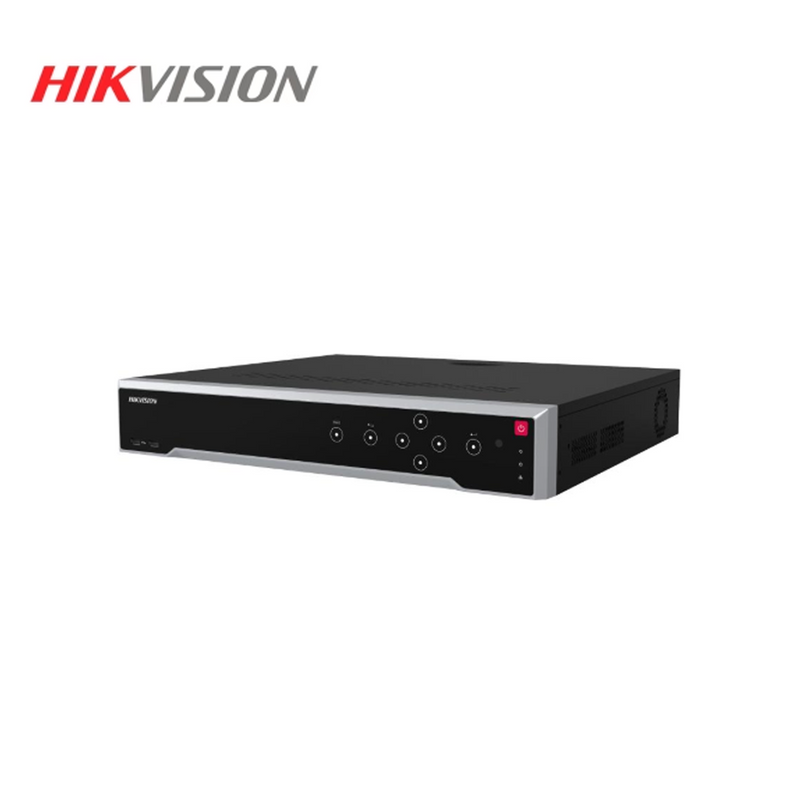 Videograbador NVR de 32 canales IP de resolución hasta 8MP máxima potencia 200W DS7732NIK4/16P Marca: Hikvision