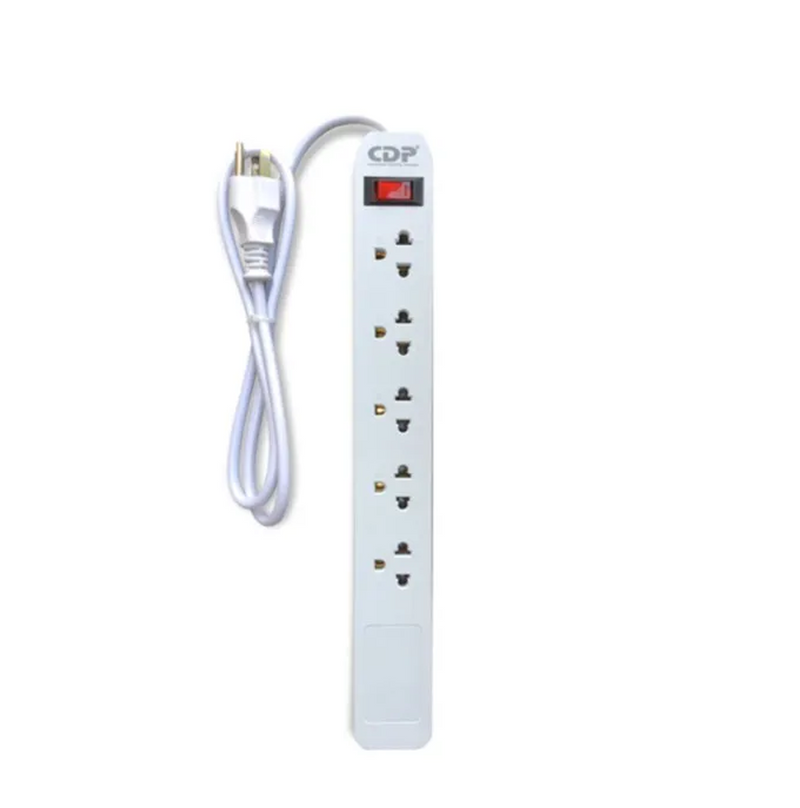 Regleta supresor de picos 300 joules 5 puertos universal R-SS5 Marca: CDP