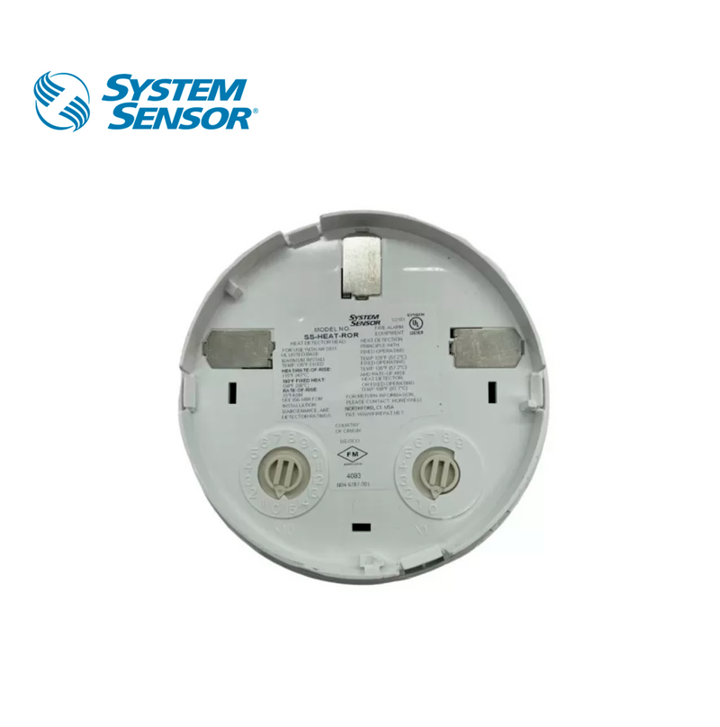 Detector térmico de temperatura Fija 57°C Direccionable SS-HEAT Marca: System Sensor