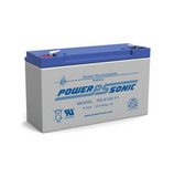 Batería de 6 voltios 12 amperios PS-6100 F1 Marca: Power Sonic