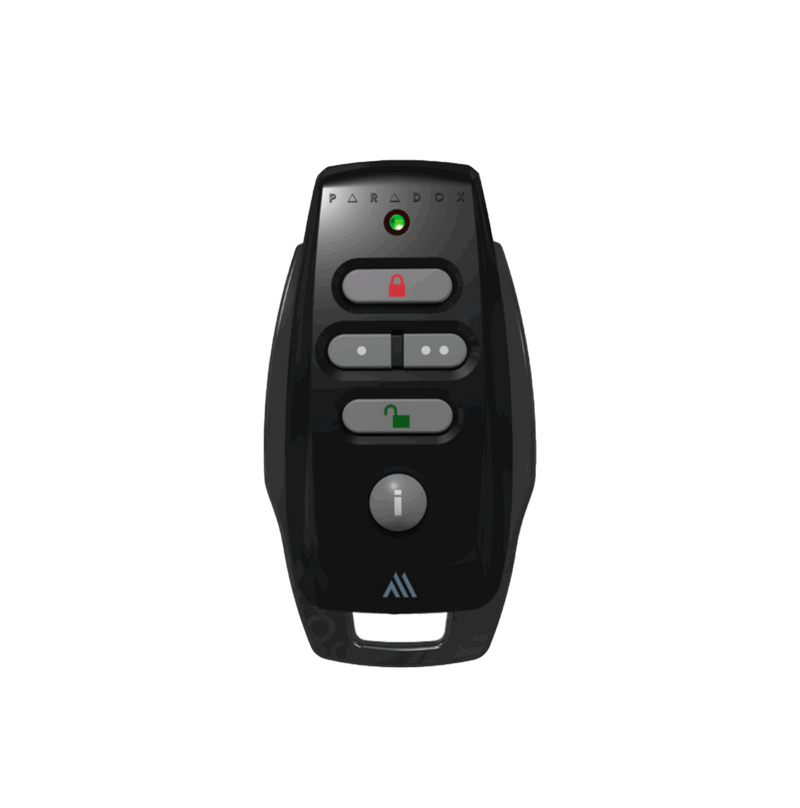 Control remoto de 5 botones retroiluminados REM25MB Marca: Paradox