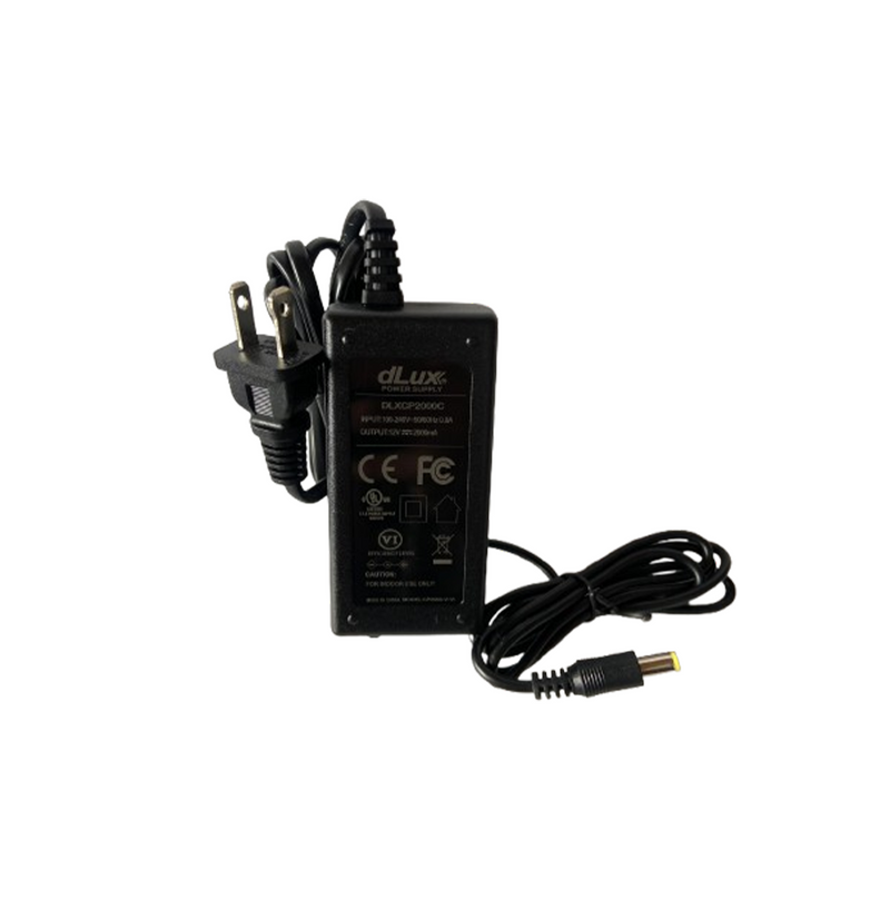 Adaptador 12V 2A UL con cable DLXCP2000C Marca: DLux