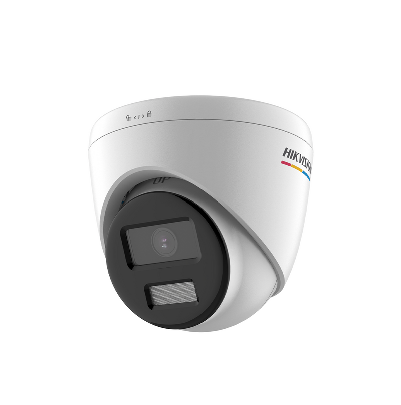 Cámara de seguridad IP domo turret ColorVu 24/7 de 2MP Marca: Hikvision