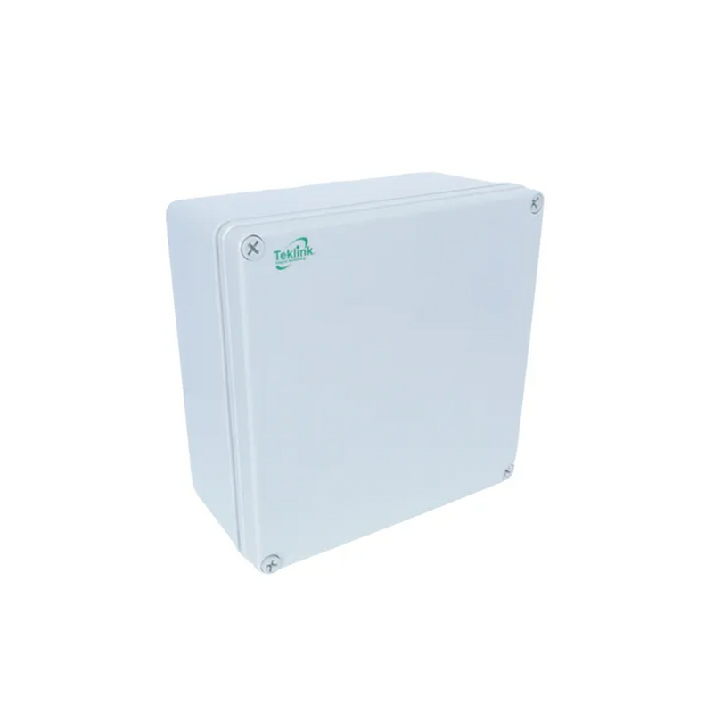 Caja plexo 20X20X9.5 ABS gris IP66 Marca: Teklink