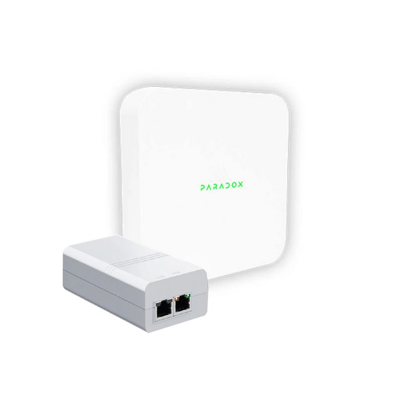 Panel de alarma inalámbrico  914 MHz M25LTE con inyector PoE+ de 30W Marca: Paradox