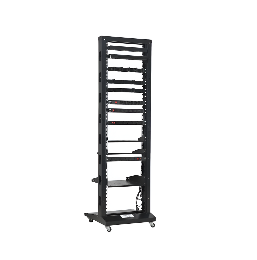 Scrw Rack Open Rack 2 postes 42U 600mm*2100mm LTK-OR2P42 Marca: LANTEK | Secu...