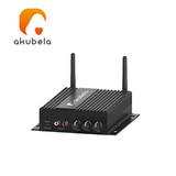 Amplificador inteligente 2 salidas 50W 4-8 Ohm entrada RCA y fibra optica AMPE1 Marca: AKUBELA