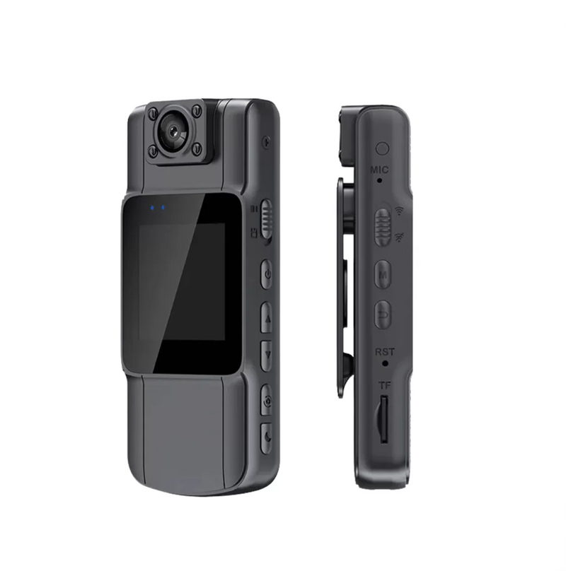 Mini cámara oculta corporal espía tipo ultra compacta conexión wifi con pantalla Marca: General